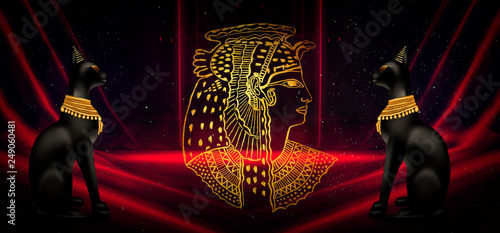 Egyptian asbstract backgrou...