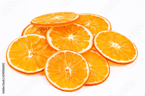 Dried orange fruit, isolate...