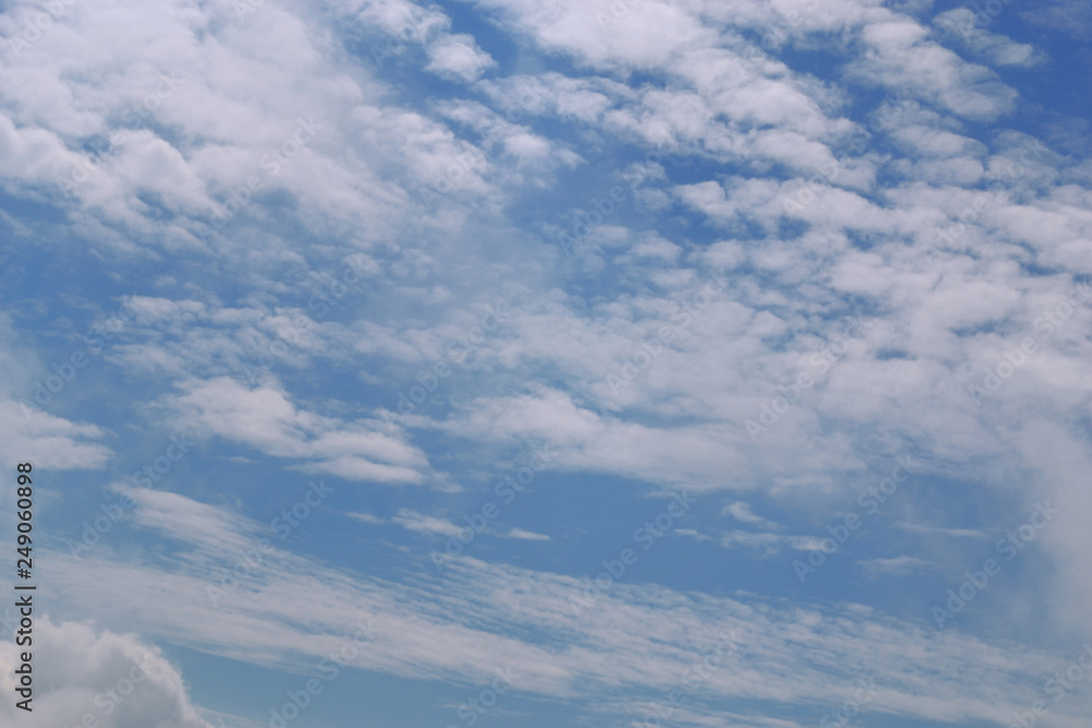 Blue cloudy sky from airplane illuminator with copyspace. Space for dreaming, desires. Beautiful landscape from bird's eye. Concept of freedom, hope, infinity, eternity, boundlessly Blue cloudy sky from airplane illuminator with copyspace. Space for dreaming, desires. Beautiful landscape from bird's eye. Concept of freedom, hope, infinity, eternity, boundlessly
