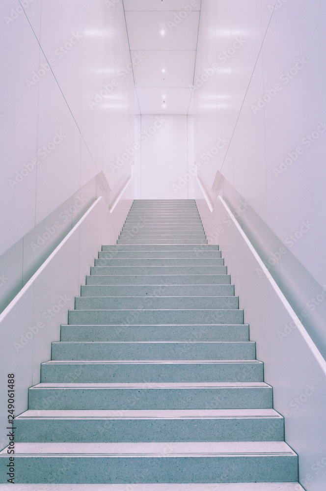 Minimalistic modern white staircase Minimalistic modern white staircase