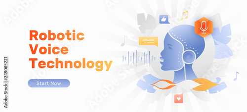 Robotic Voice Technology Banner photo