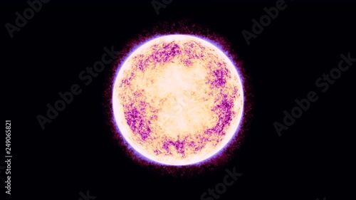 4K beautiful sun scientific dimostration photo
