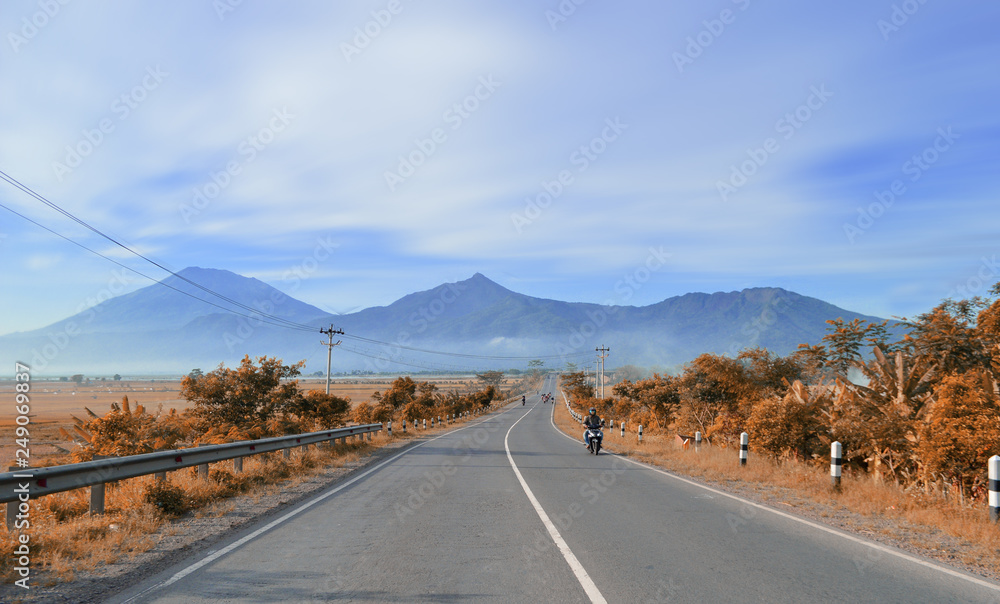 road in mountains