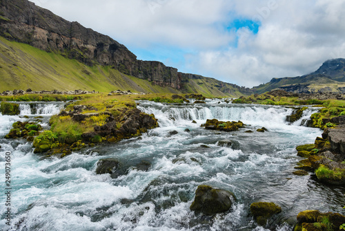River in mountains of Iceland