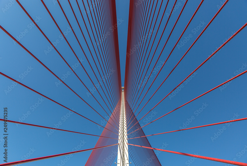Cable-stayed bridge of Castilla La Mancha, Talavera de la Reina, Toledo Cable-stayed bridge of Castilla La Mancha, Talavera de la Reina, Toledo