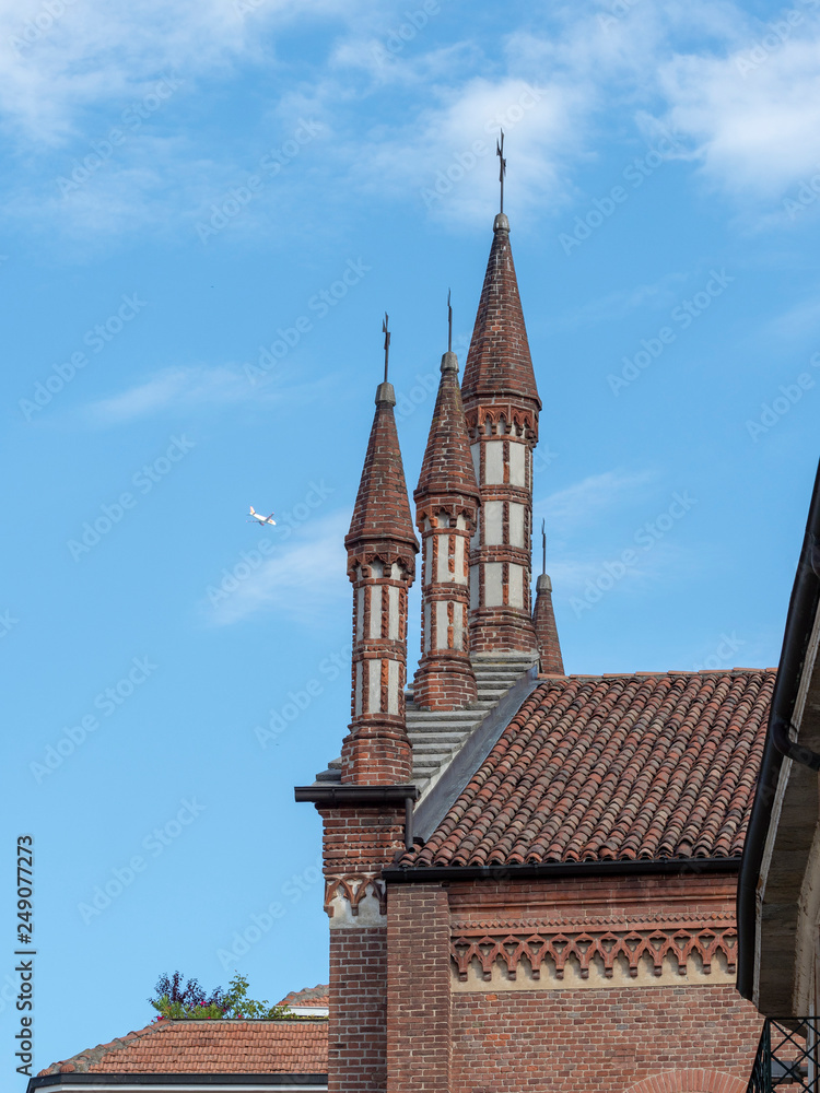 Vigevano, italy: historic church