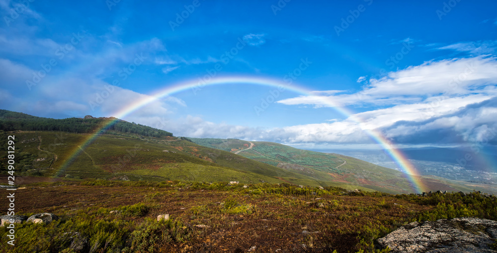 Rainbow in the mountains Rainbow in the mountains