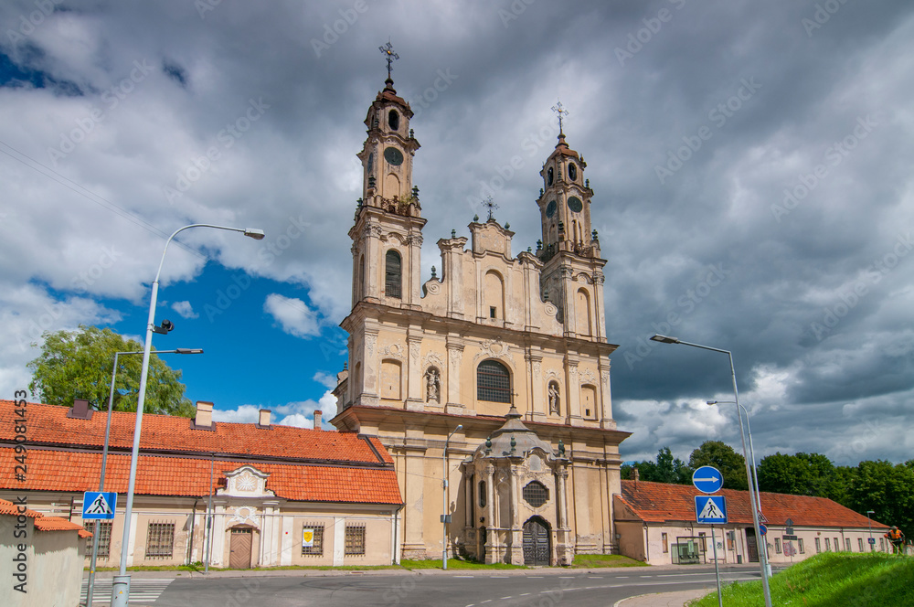 Catholic church of the Ascension, Vilnius. Lithuania.
