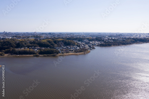 上空からの湖
