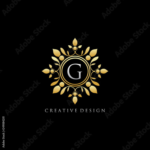 Gold Classic G Letter Logo
