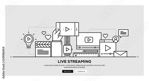 LIVE STREAMING BANNER CONCEPT