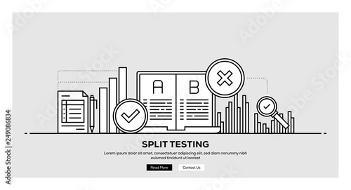 SPLIT TESTING BANNER CONCEPT