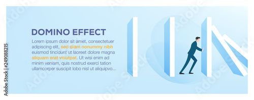 DOMINO EFFECT BANNER CONCEPT