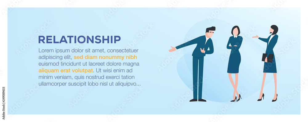 RELATIONSHIP BANNER CONCEPT RELATIONSHIP BANNER CONCEPT
