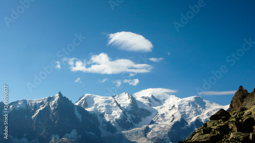 mountain landscape in the French Alps