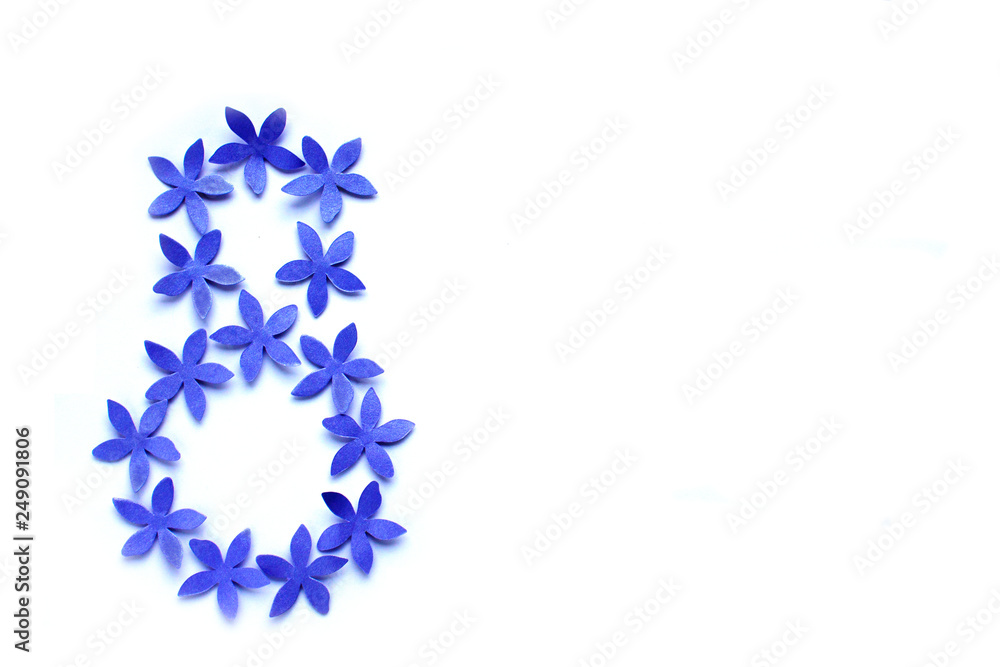 Women day background with framed date. copy space - 8 March. Women day background with framed date. copy space - 8 March.