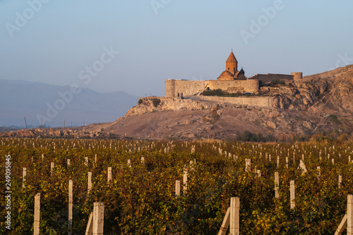 Ancient Armenian Church Khor Virap .Armenia.Christianity