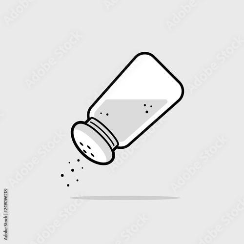 Salt shaker icon vector illustration