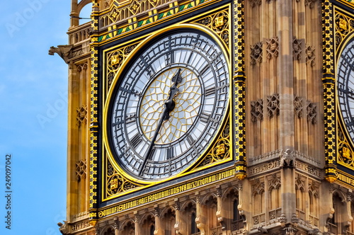 Big Ben tower clock, London, UK