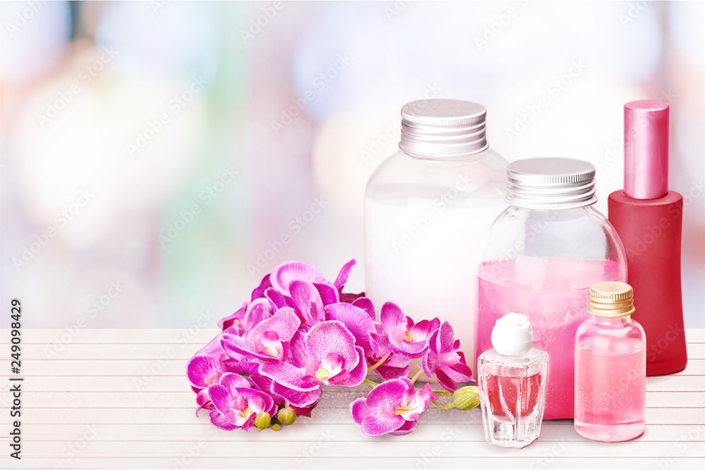 Beautiful spa composition, close-up view Beautiful spa composition, close-up view