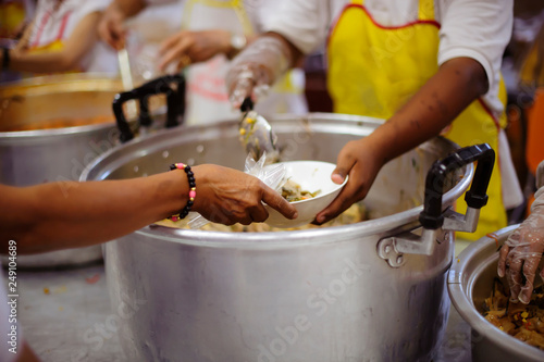 People Give Food To Hungry Homeless Poor, Get Free Food to Give Out to the Homeless and Hungry