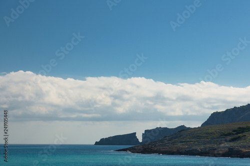 Beach scene on Mallorca island © antonburkhan