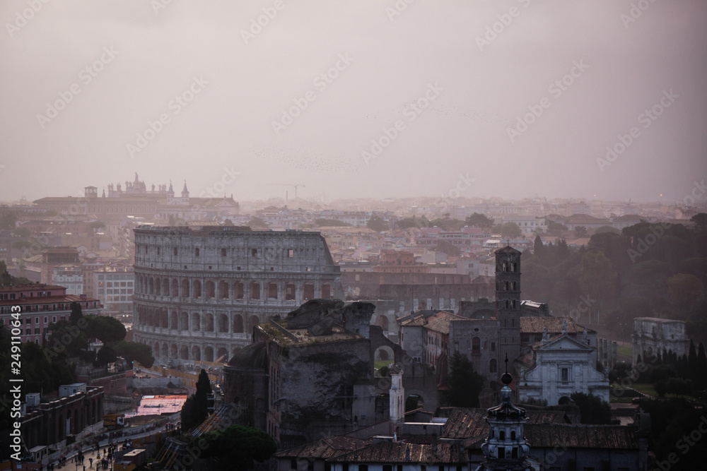 Terrazza delle Quadrighe History City Rome Empire