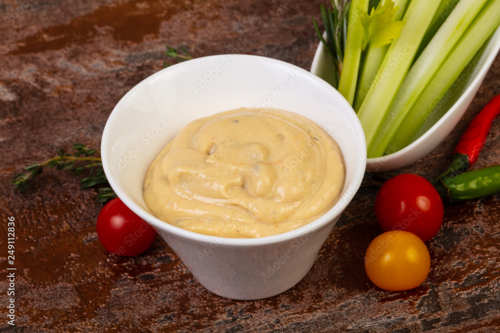 Vegan cuisine - Humus Vegan cuisine - Humus