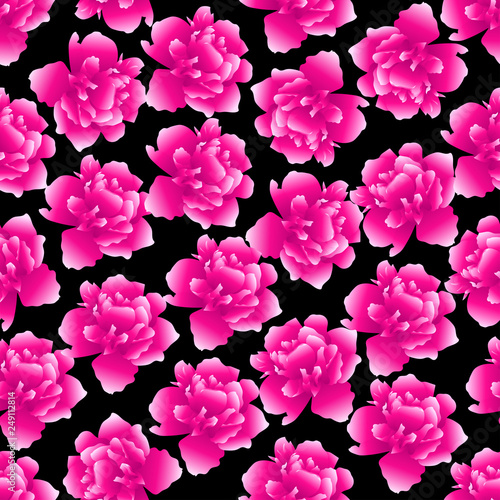 Pink jasmine pattern