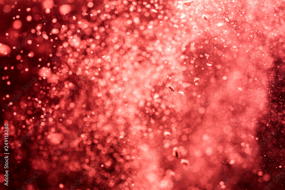 Abstract Red bokeh Background
