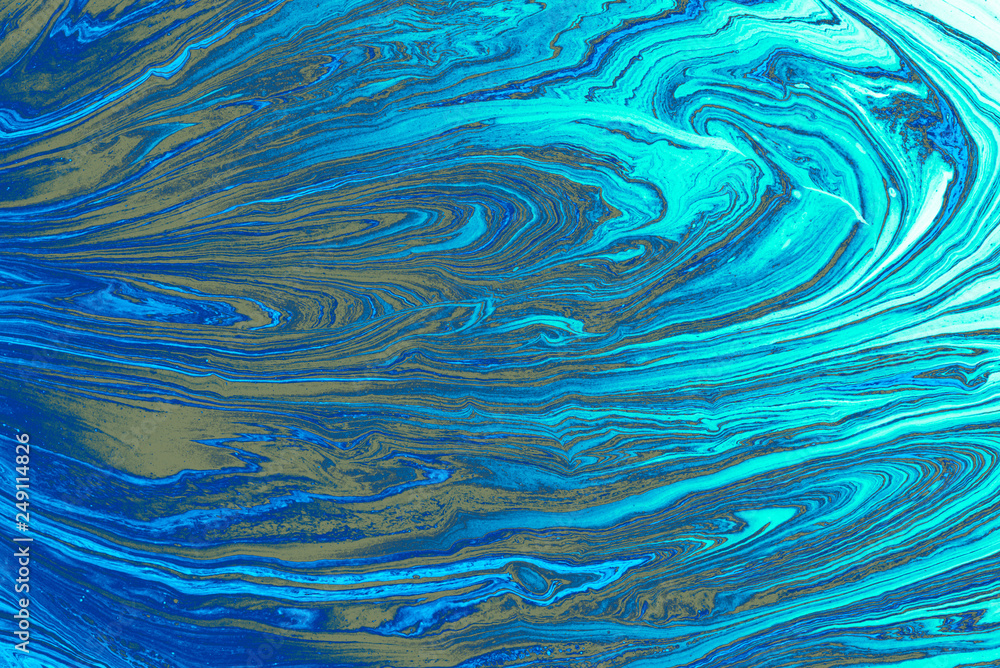 Blue Liquid marble abstract surfaces Design. Blue Liquid marble abstract surfaces Design.