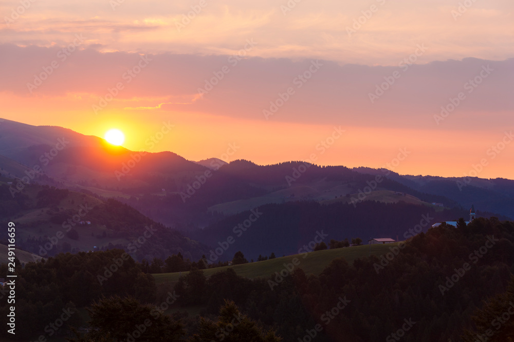 Obraz premium Mount Grappa we Włoszech