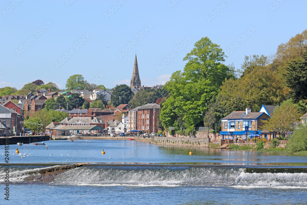 Obraz premium Exeter by the River Exe