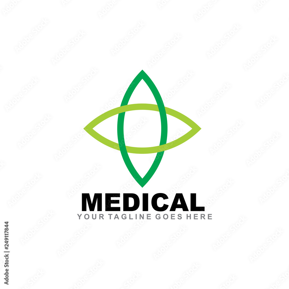 Medical and healthcare logo design vector template Medical and healthcare logo design vector template
