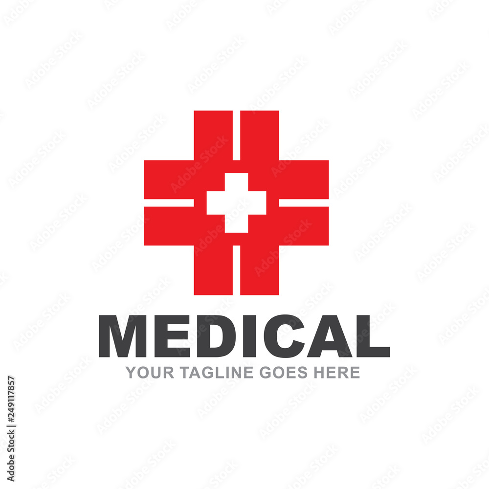 Medical and healthcare logo design vector template Medical and healthcare logo design vector template