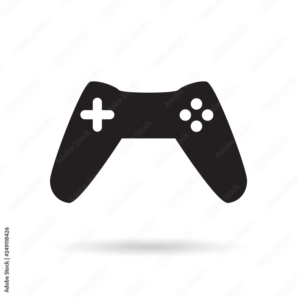 black joystick icon- vector illustration black joystick icon- vector illustration