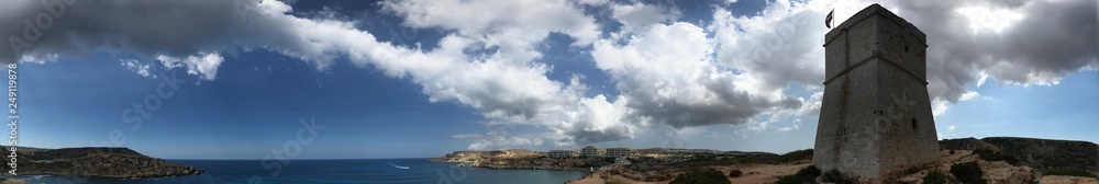 Walking around the island of Gozo in Malta Walking around the island of Gozo in Malta