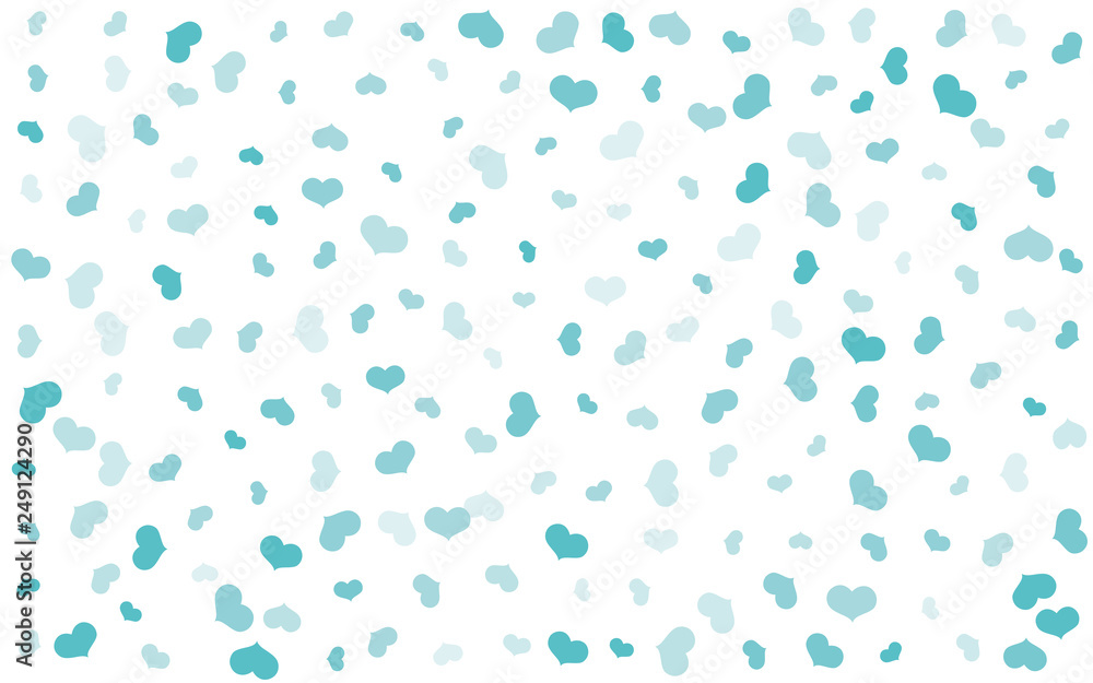 Heart Confetti Background