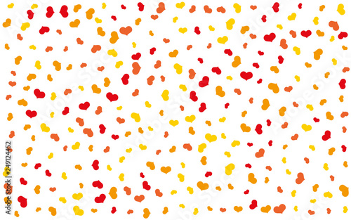 Heart Confetti Background