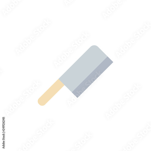 Kitchen, cleaver icon. Element of kitchen accessories color icon. Premium quality graphic design icon. Signs and symbols collection icon for websites, web design, mobile app