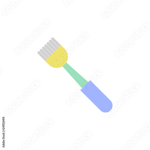 Kitchen  fork icon. Element of kitchen accessories color icon. Premium quality graphic design icon. Signs and symbols collection icon for websites  web design  mobile app