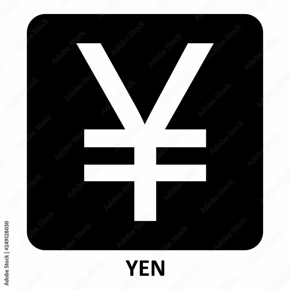 Obraz premium Yen symbol illustration