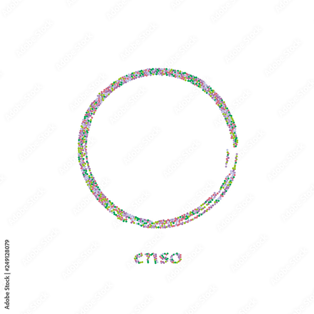 Mosaic Enso Symbol Mosaic Enso Symbol