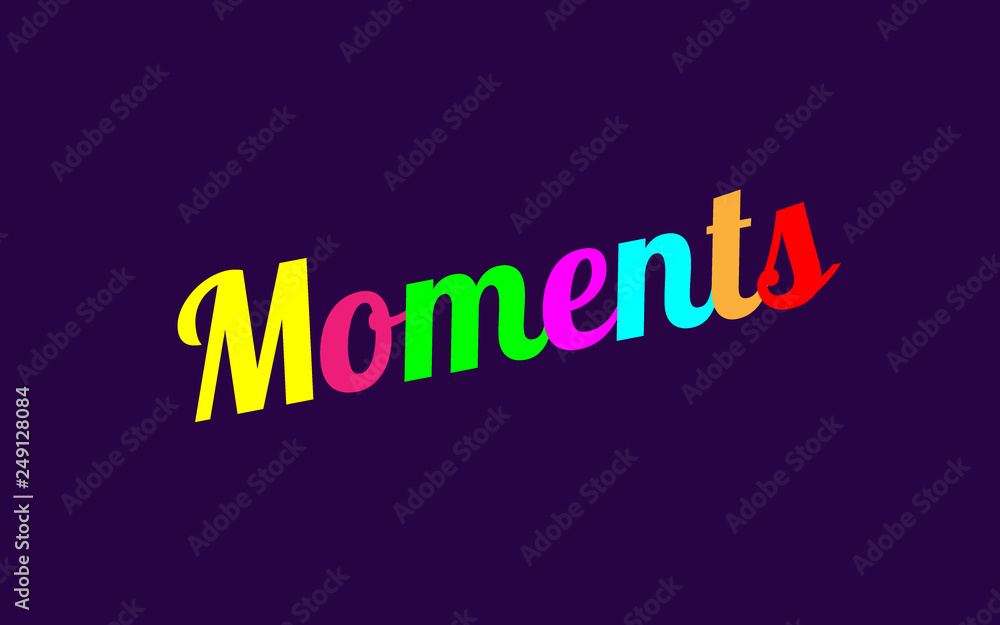 Moments blackboard concept business vector. Moments blackboard concept business vector.