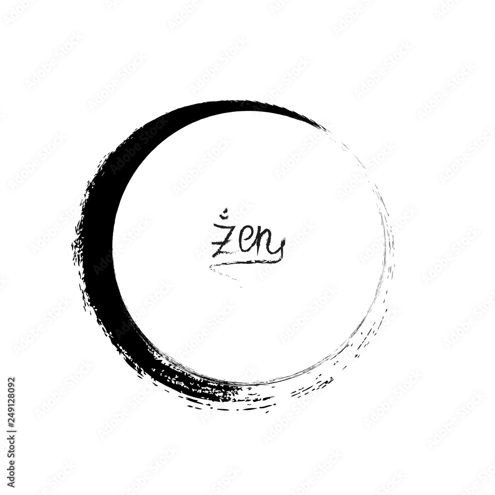 Fototapeta Stroke Enso Zen Symbol