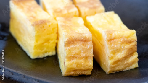 Tamagoyaki Japanese rolled egg roll