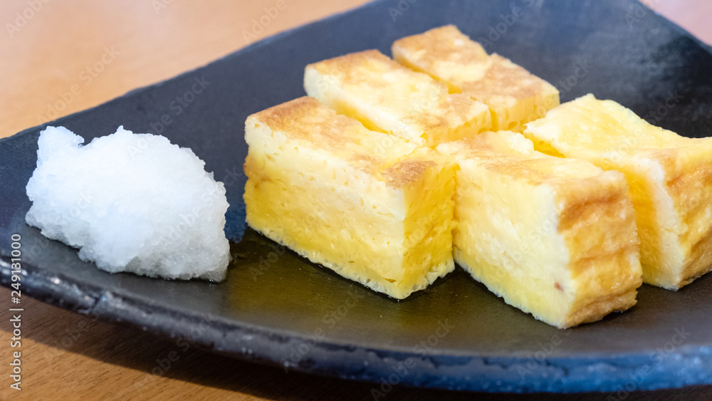 Tamagoyaki Japanese rolled egg roll Tamagoyaki Japanese rolled egg roll