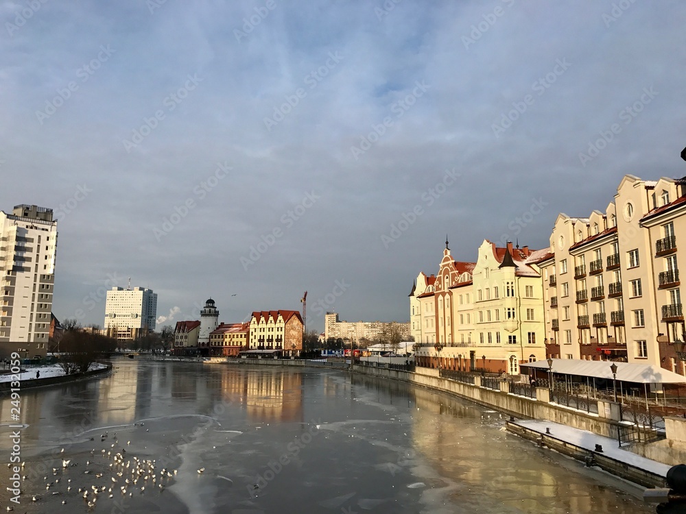 Kaliningrad, Russia in winter