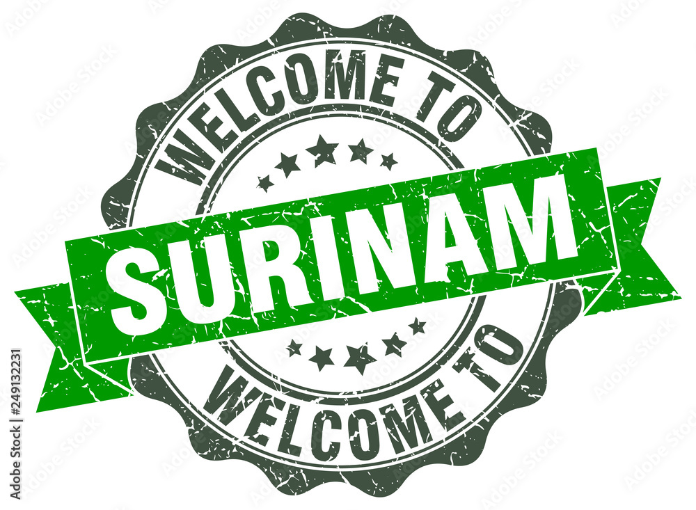 Surinam round ribbon seal Surinam round ribbon seal