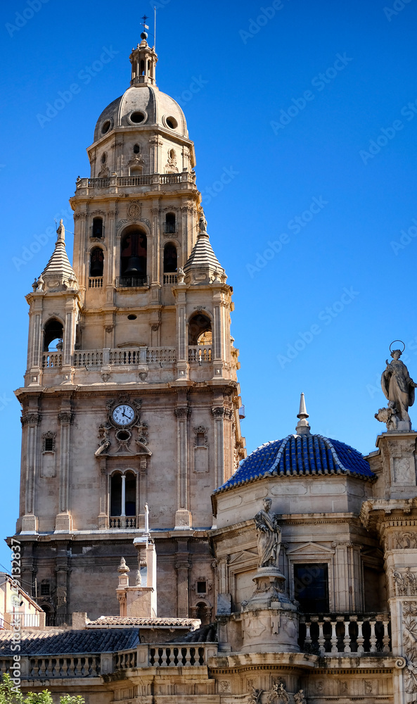 Fototapeta premium Church Spire in Murcia